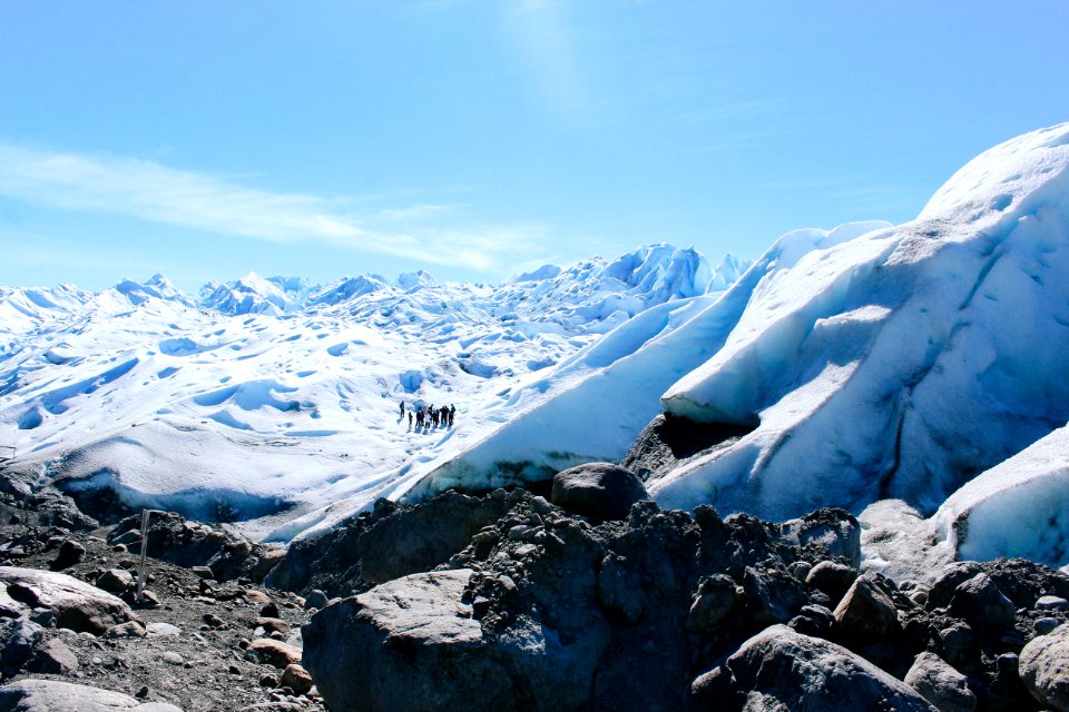 Argentina, Perito moreno glacier, Desert