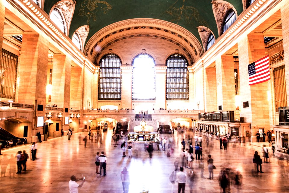 New york, Central terminal, United states