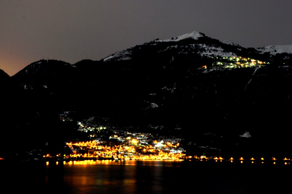 Nesso, Italy, Snow