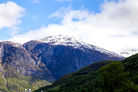 Norway, Trees, Blue sky photo