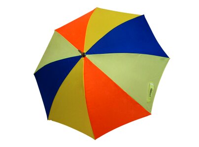 Umbrellas colorful white background