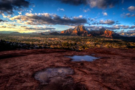 mountain under blue sky during daytime photo