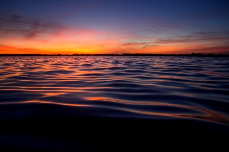 body of water during golden hour landscape photography