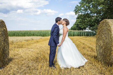 Sweethearts romanticism wedding photo