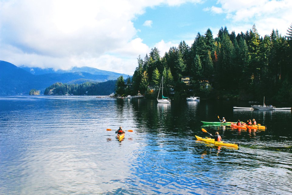 Deep cove, Canada, Kayak