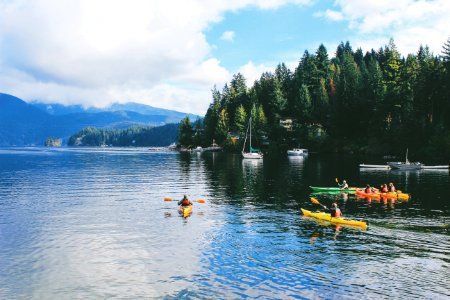 Deep cove, Canada, Kayak