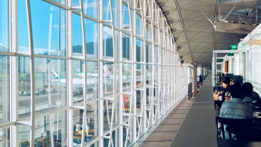Hong kong, Hong kong international airport, Airplane