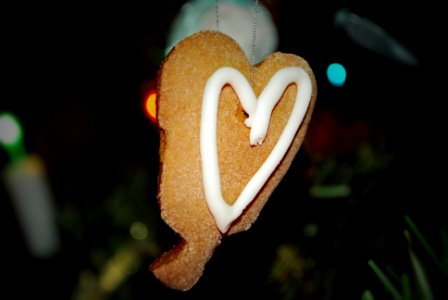 Heart, Cookie, Christmas
