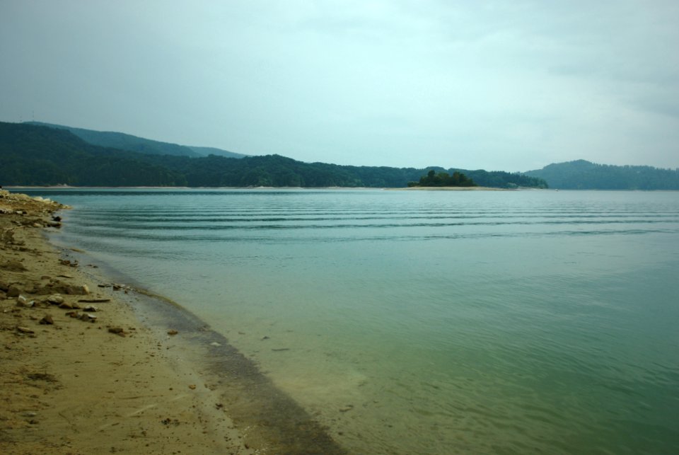 Shore, Mountain, Lake