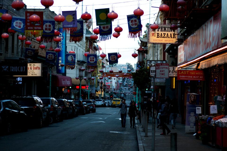 San francisco, Chinatown, United states