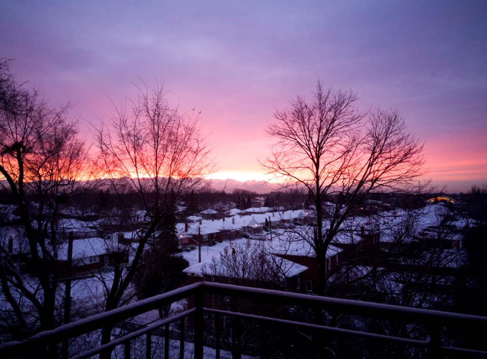 Sunset, Toronto, Urban