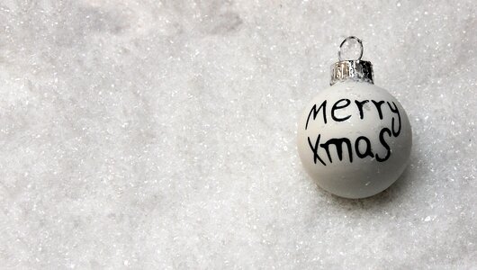 Snow christmas weihnachtsbaumschmuck