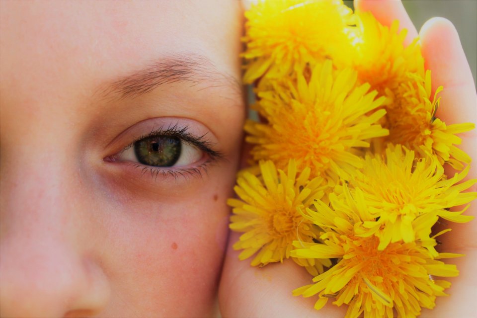 Spring, Girl, Closeup