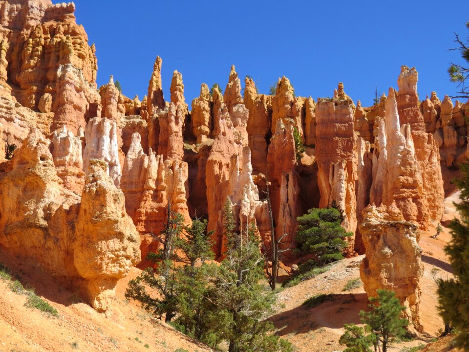 Red sandstone utah hiking