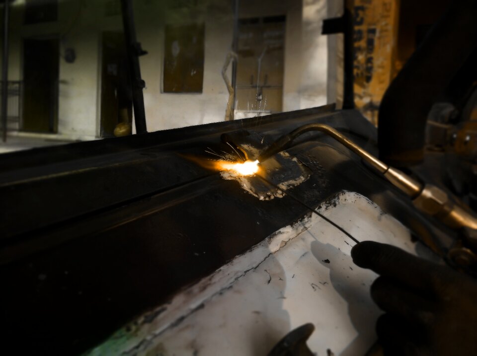 Industrial repairing welding