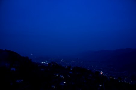 Pokhara, Nepal, Night photo