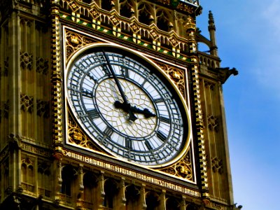 shallow focus of Big Ben