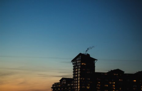 Zwijndrecht, Netherl, Evening sky photo
