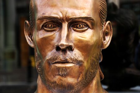 Sculpture football statue