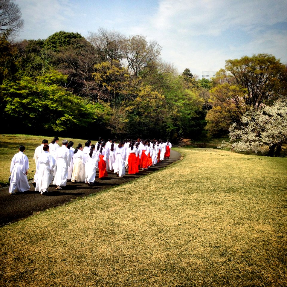 Japan, Meiji shrine honden, Shibuya ku