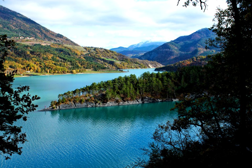Lac de monteynardavignonet, France, Mountains
