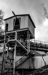 Old factory abandoned outdoors