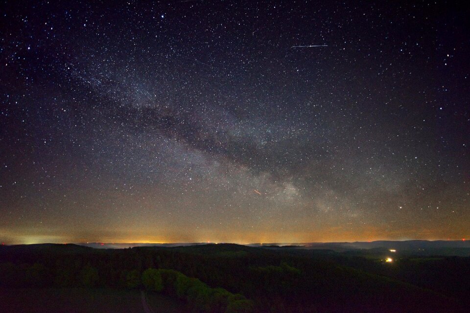 Starry sky space night sky