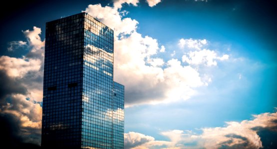 Skyscraper, Building, Sky