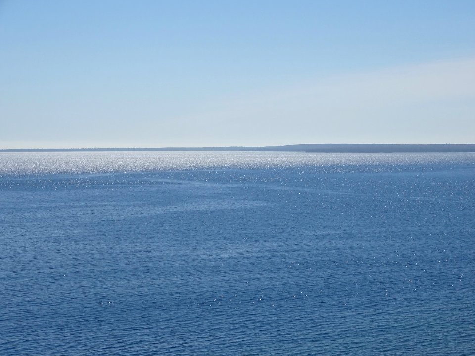 Lake huron, Blue, Water