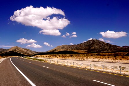Death valley national park, United states, Highway photo