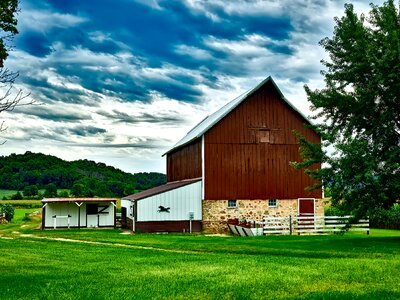 Rural barn stable photo
