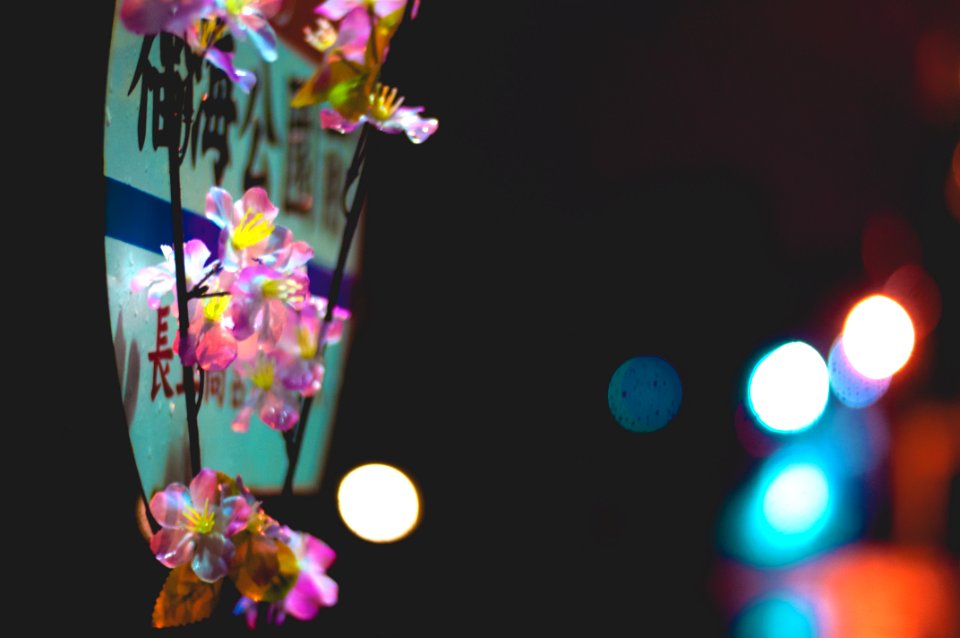 Japan, Fukuoka, Bokeh