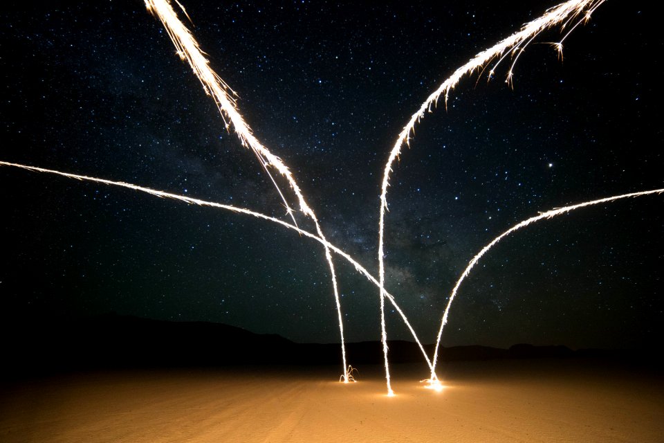 photo of fireworks during nighttime