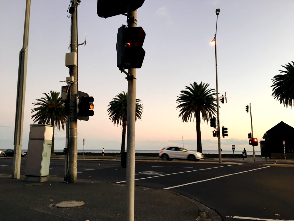 Traffic lights, Road, Melbourne