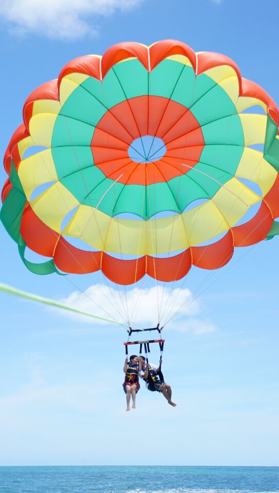Parasailing florida ocean