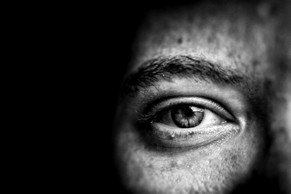 focus eye of human