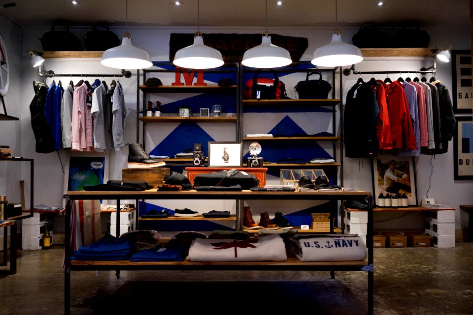 clothes store interior