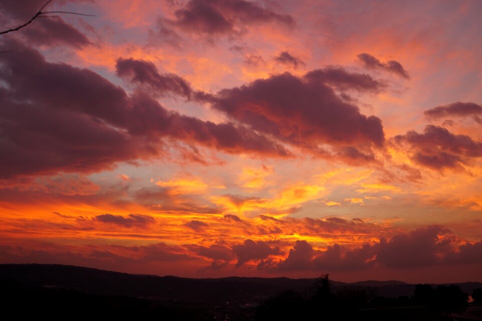 Clouds abendstimmung sky