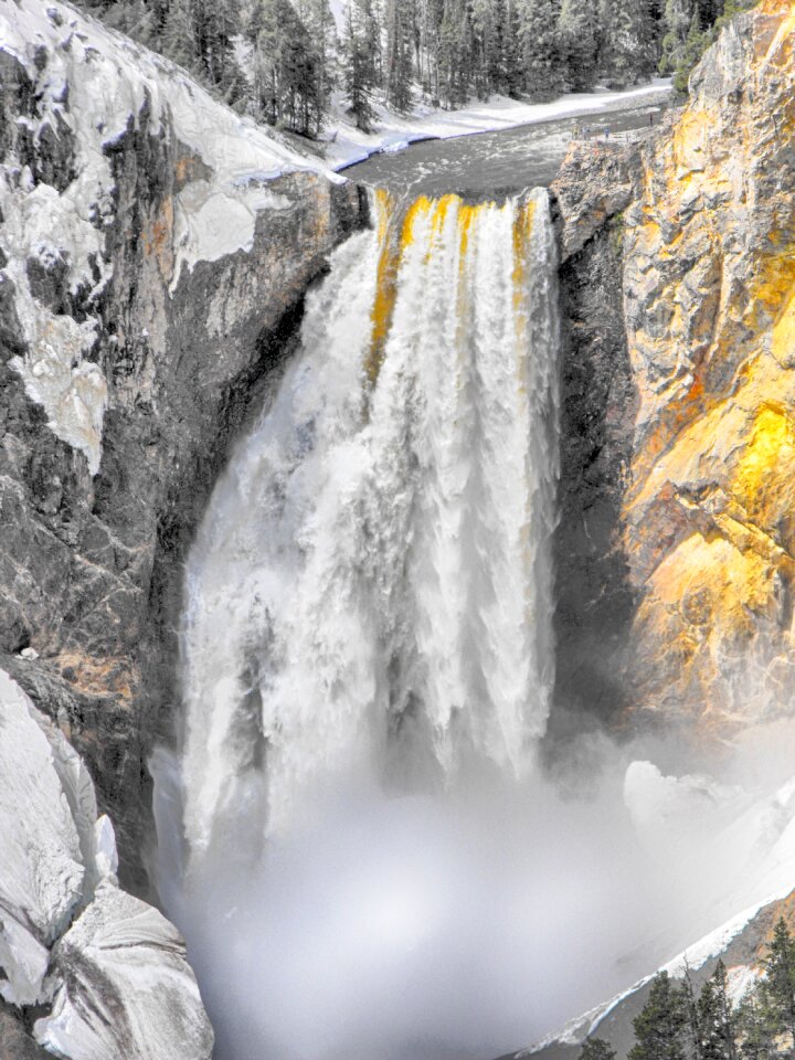 Geyser yellowstone old photo