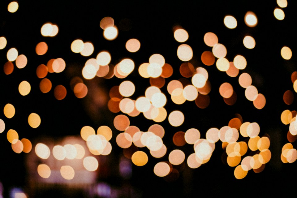 Blurred, Light, Bokeh