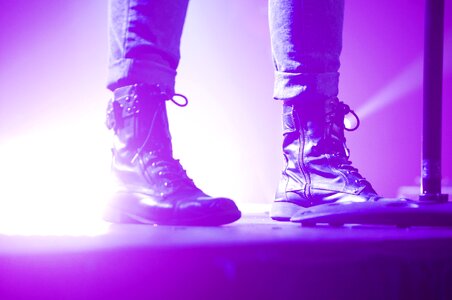 Night shoes lilac night photo