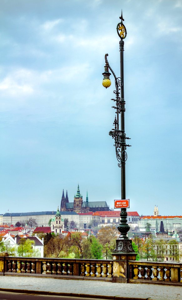 Prague, Czechia, Most legi  bridge
