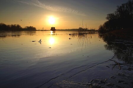 Water intake sunrise spring