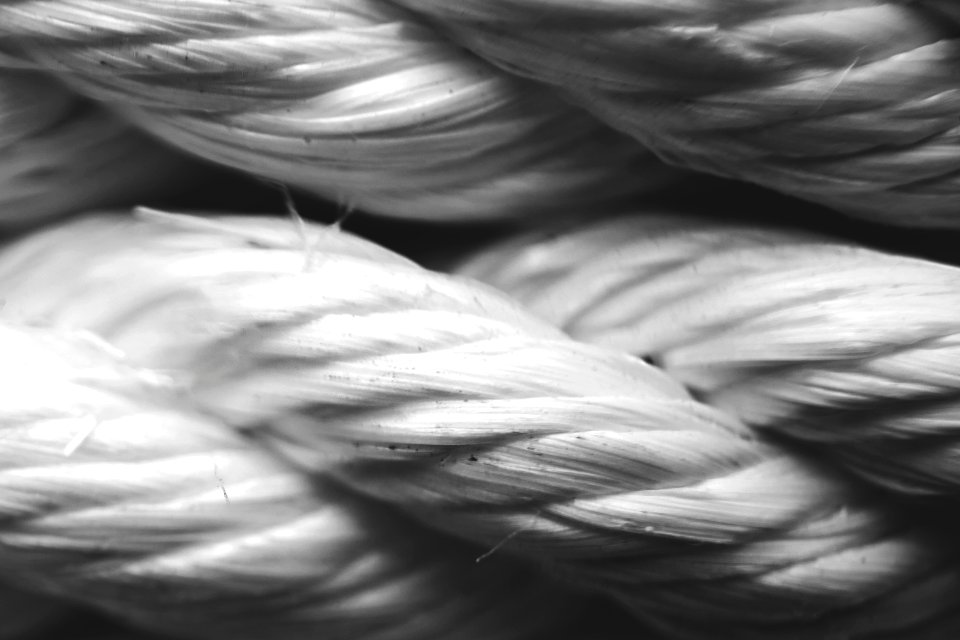 White, Closeup, String