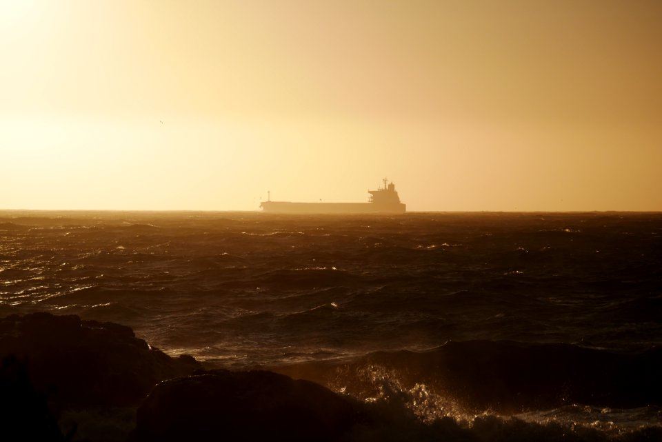 ship on sea