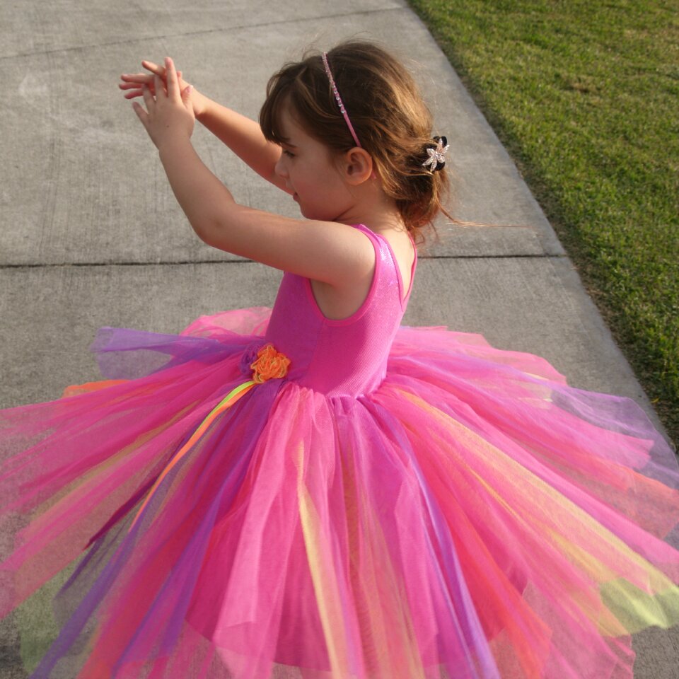 Pink child colorful
