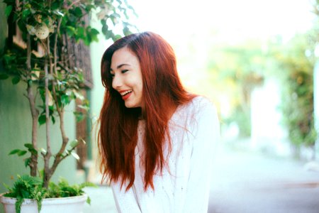 Girl, Redhead, Clean