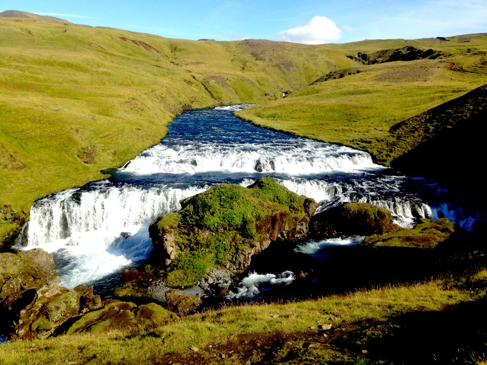 Icel, Skgafoss, Green