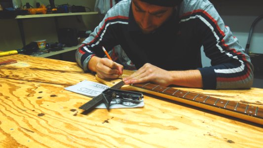 Guitar workshop, Shawinigan, Canada