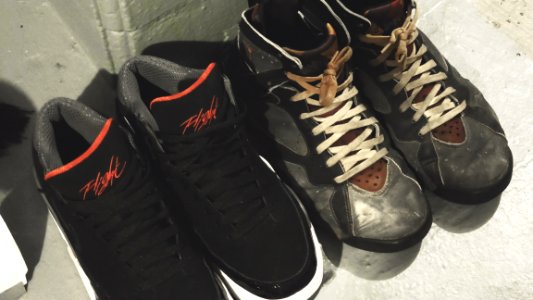 Old jordan shoes, Shawinigan, Canada